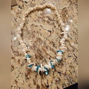 Gorgeous, vibrant puka necklace